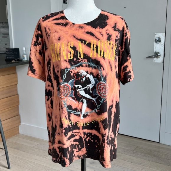 Upcycled ✨Guns n’ Roses Oversized Retro Graphic Tee | XXL | Black - Picture 2 of 8